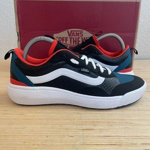 VANS UltraRange Exo Black Carbon Blue Electric Orange Men’s 7.5 Women’s 9 New